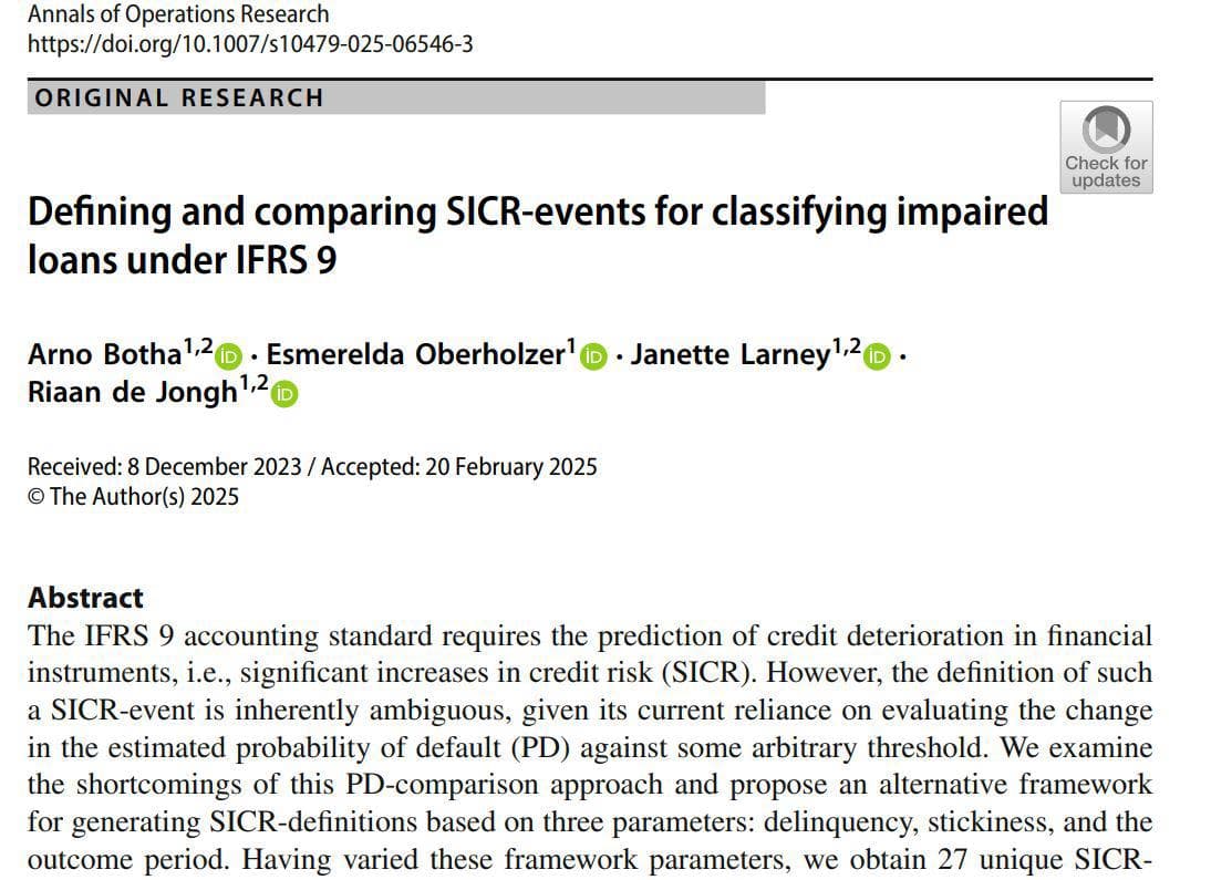 Credit Deterioration: SICR Framework for Proactive Risk Management