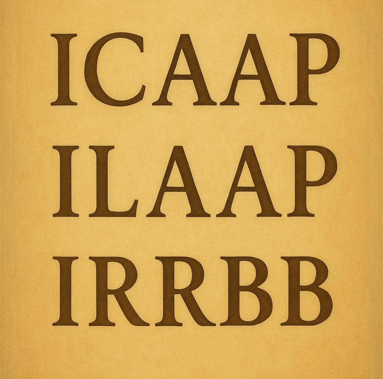 ICAAP, ILAAP & IRRBB Upskilling Mastery Course