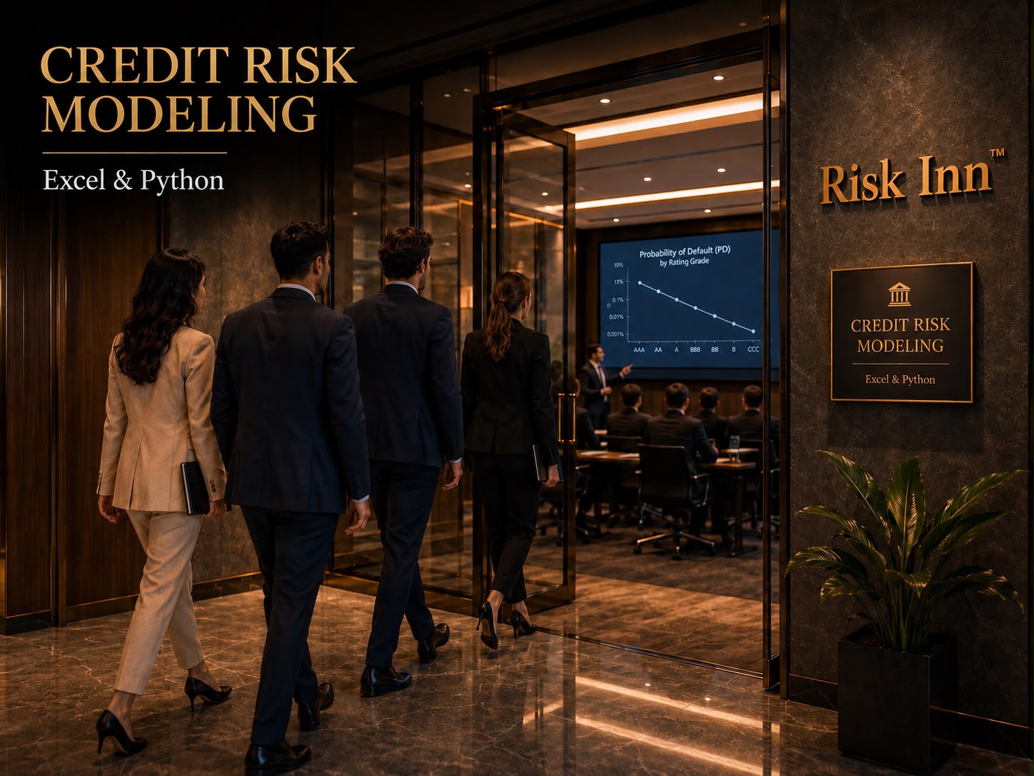 Credit Risk Modeling Certificate ( Excel and Python )