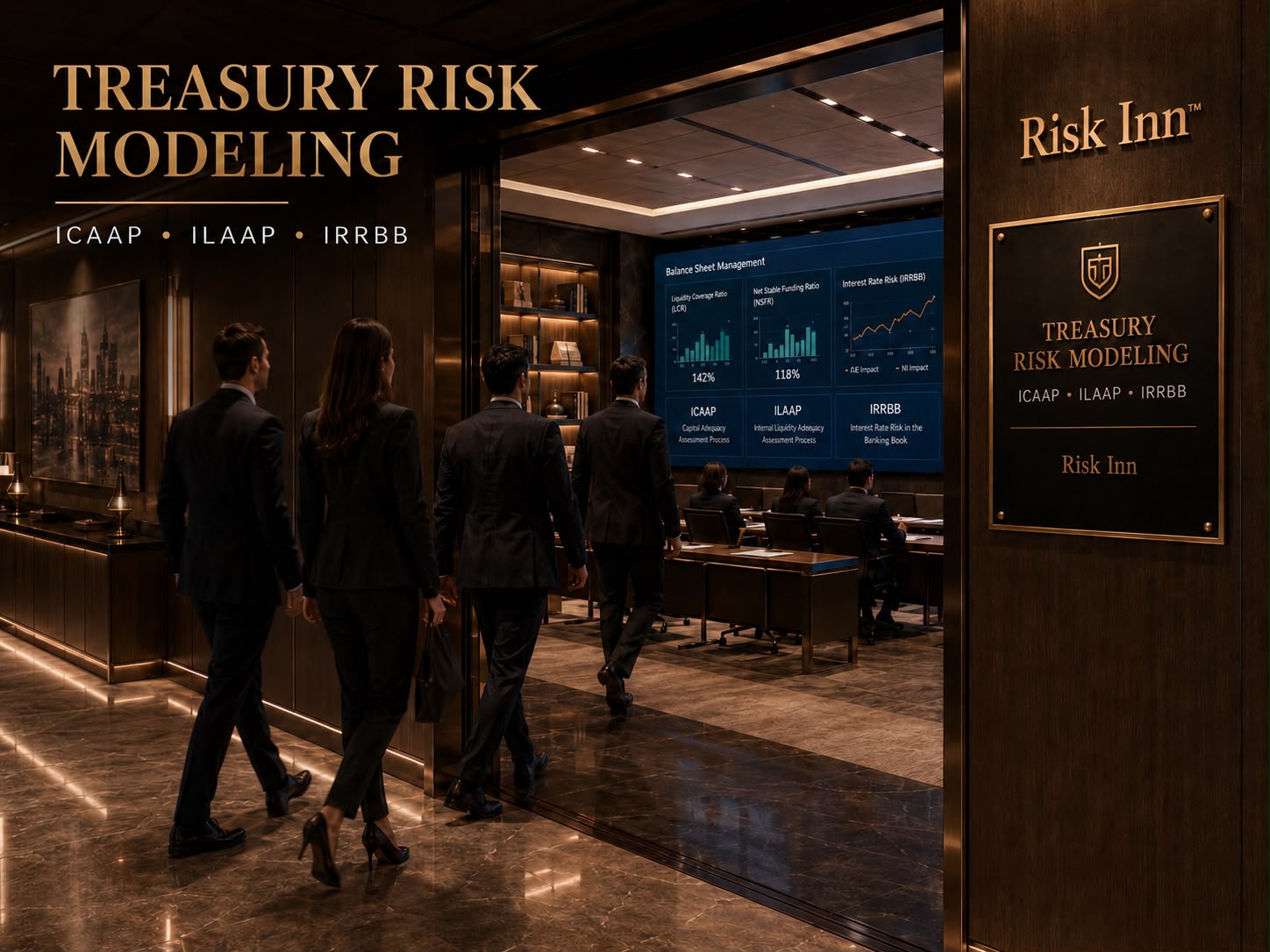 Integrated Treasury Risk Modeling (ICAAP, ILAAP, IRRBB): Excel